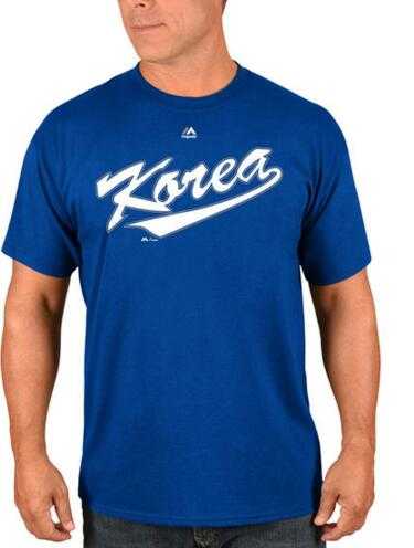 Korea Baseball Majestic 2017 World Baseball Classic Wordmark T-Shirt Royal,We sell and wholesale Korea Baseball Majestic 2017 World Baseball Classic Wordmark T-Shirt Royal on line form chian!